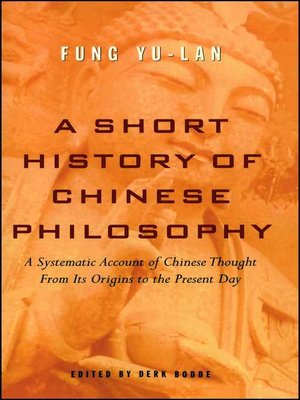 cover image of A Short History of Chinese Philosophy